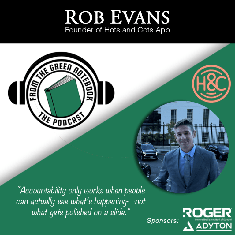 Ep 178-Military Barracks, Accountability, and the Cost of Ignoring Small Problems with Rob Evans
